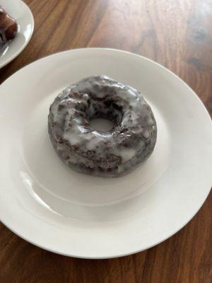 Chocolate cake donut