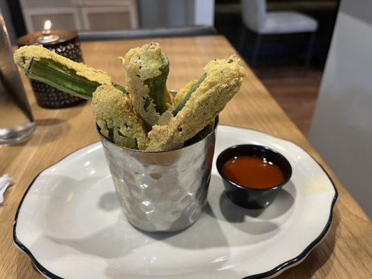 Fried okra