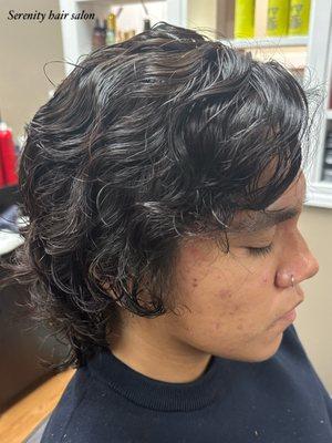 Perm & cut!
By Cindy