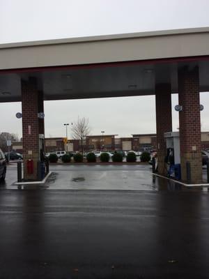 Walmart and Marathon Gas Pumps