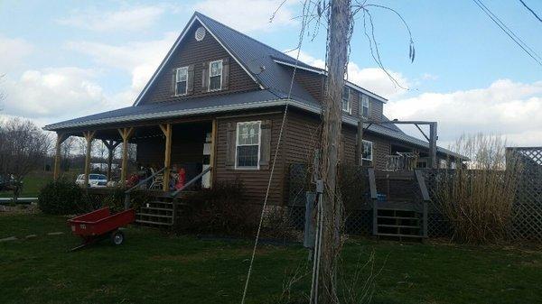 New Roof and siding After pic