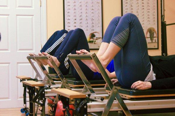 Foot work on the Pilates Reformer