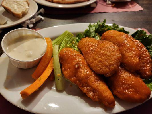 Vegas style chicken fingers hot