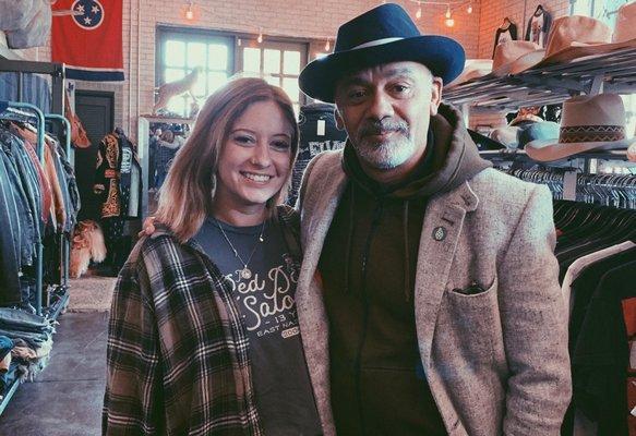 Fashion Icon Christian Louboutin shopping at BSV