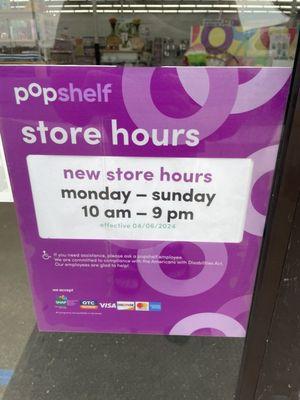 Store hours