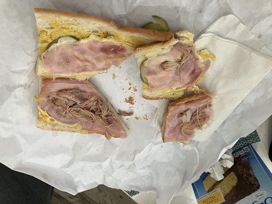 This is their Cuban Sandwich not very good very little pork very little ham