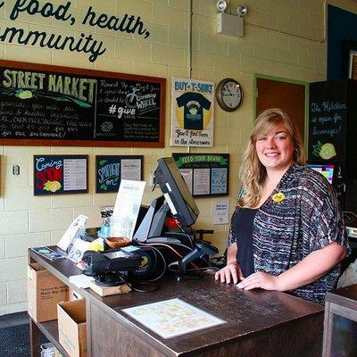 Friendly cashiers to help you make your purchases.