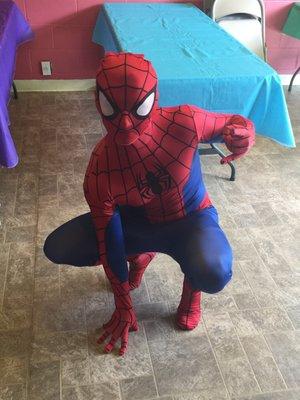 Spider-Man stopped by for a visit!