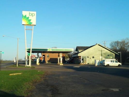 BP gas station,  locally known as Mikes Standard