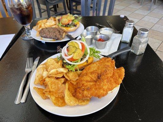 Panko crusted chicken sandwich