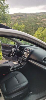 Subaru outback interior detail