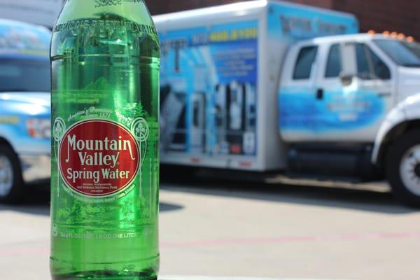 Proud distributor of Mountain Valley Spring Water in the Dallas area.