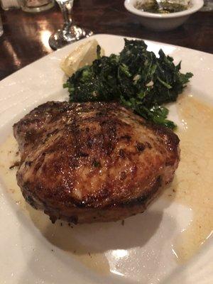 Stuffed pork chop