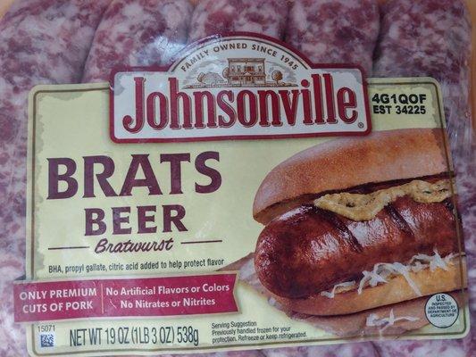 D' Beer brats (Company from WI) Safeway Cottonwood Az Friyay May 27, 2021