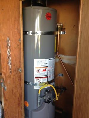 replacement of water heater