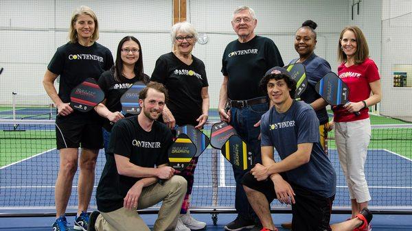 You'll Find Our Pickleball Central Team On The Courts!