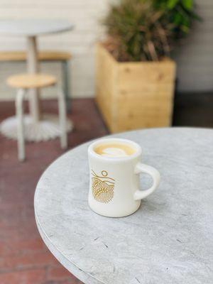 Oat flat white in my own Rye Goods mug