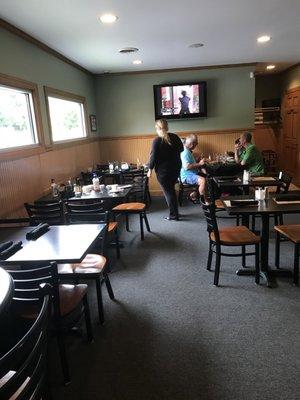 Dining in bar area