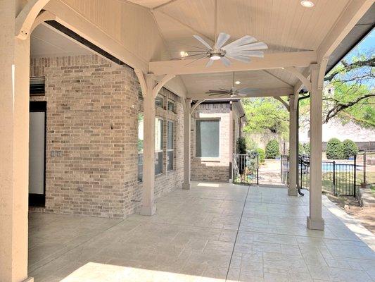 Contemporary Patio Cover and Patio