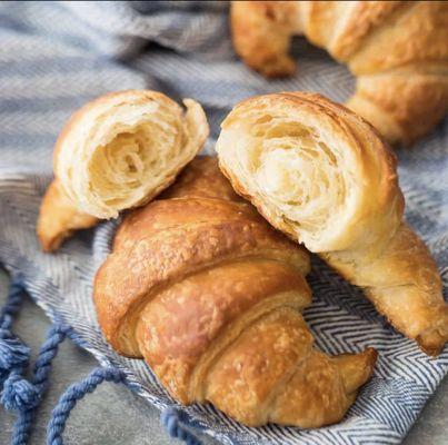 I swear the most amazing buttery croissants they come with the Mexican hot chocolate order.