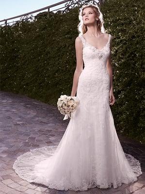 Casablanca Bridal Gown 2135 just came in at La Bella Bridal!