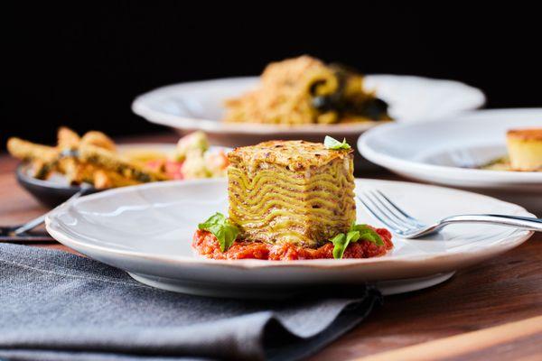 Timballo with dry-aged beef, Comte cheese