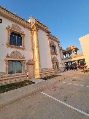 Radha Krishna Temple .. entry area.