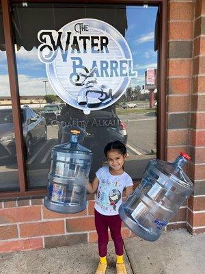 Great tasting water at Water Barrel