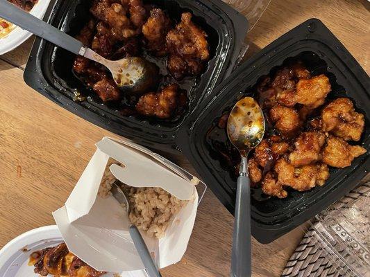 Orange chicken, General TSO chicken