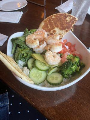 California Bowl with shrimp