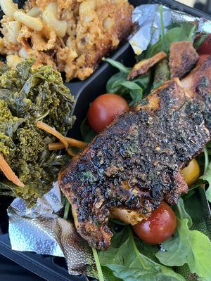 Blackened Salmon Platter