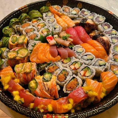 60 Piece Sushi Combo Platter