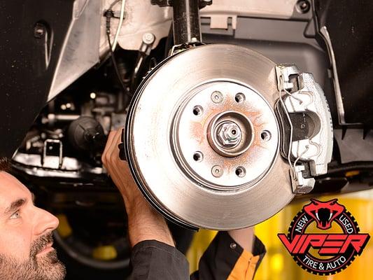 Viper Tire and Auto offers complete brake service and repair with FREE brake inspections