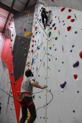 Learn to Lead Climb in our facility!