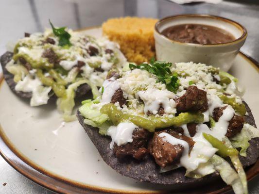 Tostadas de asada