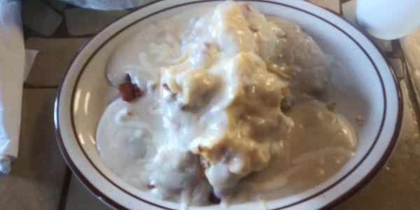 Biscuits gravy sausage scrambled eggs 5.99!