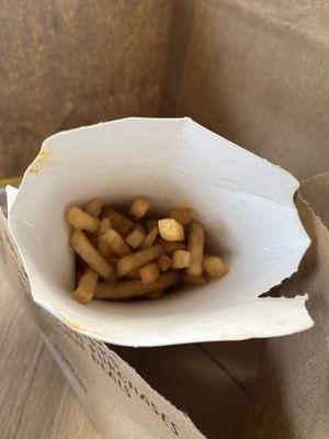 Large French Fries (1/2 of the box is empty by default). , TOTAL RIP-OFF.