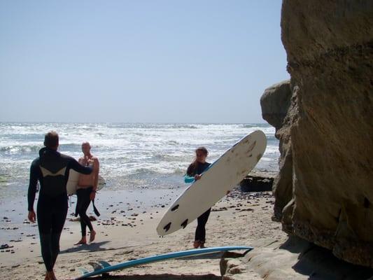 Elena and Uriah at Swami's Point