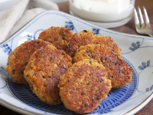 This dough is ready to form into patties or balls and pan-fry (or bake) into the West African fritter called Akara.