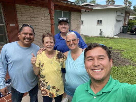 Alexander, Jesse, Juan (Aztec) Julie & Joyce (homeowners)