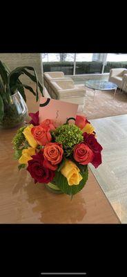 A beautiful bouquet from showcase!