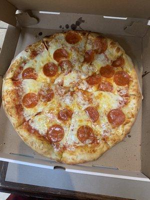 Pepperoni pie.