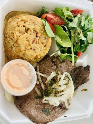 Mofongo & steak