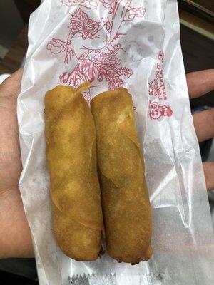 Egg rolls tiny