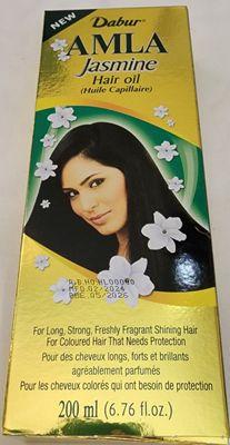 DABUR JASMINE HAIR OIL WITH BEAUTIFUL FRAGRANCE.