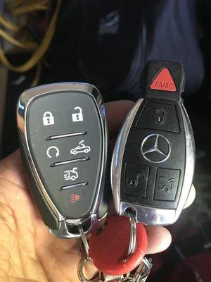 Mercedes Key , Chevrolet Key