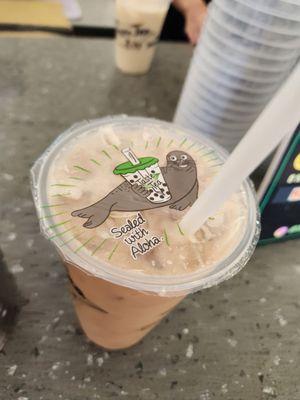 Almond milk tea - delicious