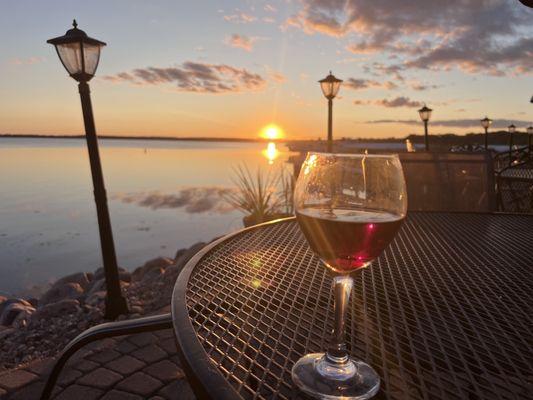 Patio sunset