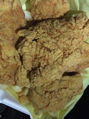 Fried catfish with fries!