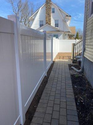 New privacy fence install